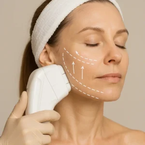 Woman having HI-FU to reduce wrinkles call LA LIPO Hounslow Heath Now!