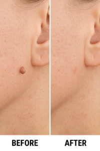Skin tags removal Hounslow Heath before and after