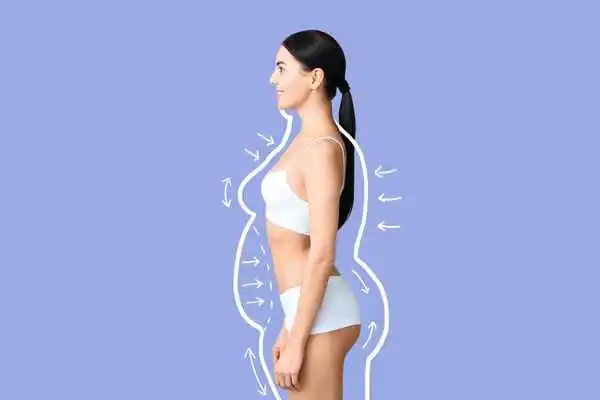 image of woman experiencing fat reduction treatment Hounslow Heath