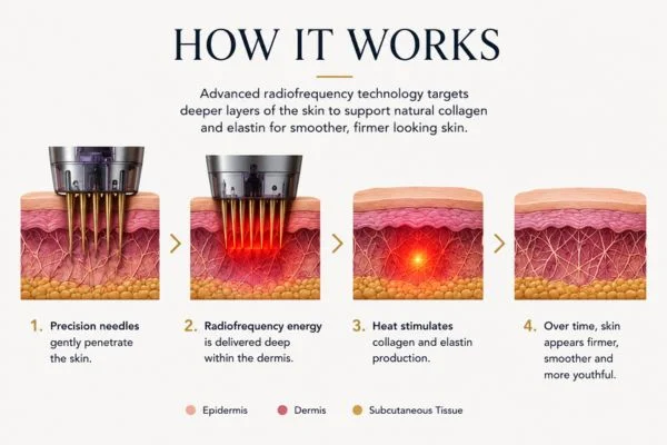 Diagram of how Collagen Lift Therapy Hounslow Heath works