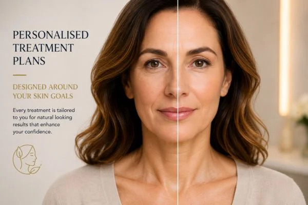 Before and after results of Collagen Lift Therapy Hounslow Heath