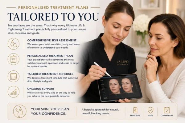 book a consultation about your ultimate lift and tighten treatment Hounslow Heath